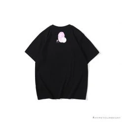 Hypeyourbeast BAPE Japan Limited Edition Pink Cherry Tree Tee Shirt 'BLACK' Clothes