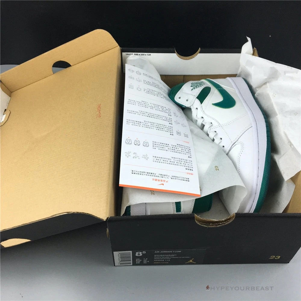 Hypeyourbeast Air Jordan 1 Mid White Mystic Green 6 Hypeyourbeast Air Jordan 1 Mid White Mystic Green