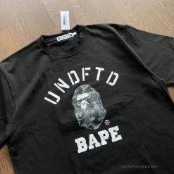 Hypeyourbeast UNDFTD X Bape Tee Shirt Black Clothes