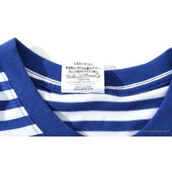 Hypeyourbeast Clothes BAPE Baby Milo Sesame Street Striped Tee Shirt 'BLUE'