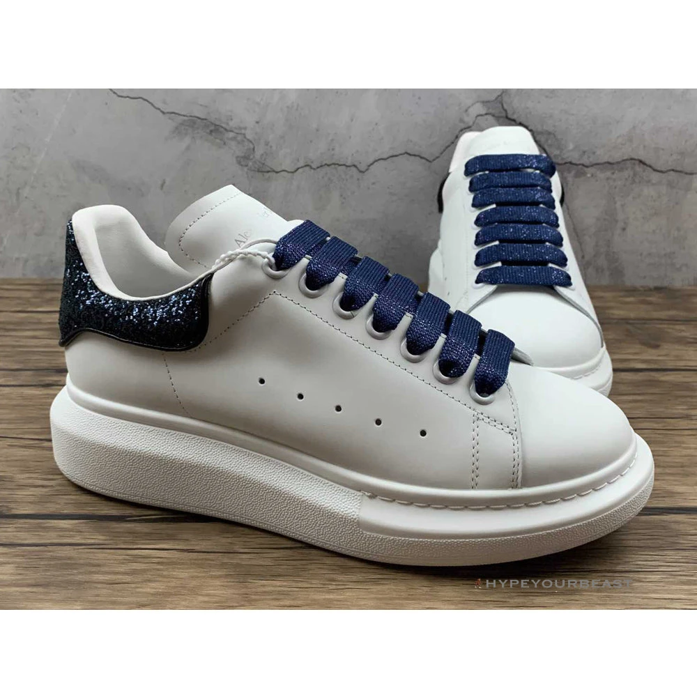 HypeYourBeast Alexander McQueen White / Blue Sparkle A. Mcqueen 1 HypeYourBeast Alexander McQueen White / Blue Sparkle A. Mcqueen