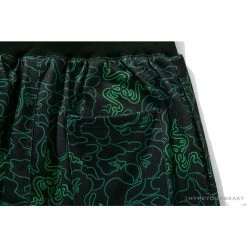 Hypeyourbeast Clothes BAPE X RAZER Co-Branded Gaming Camouflage Green Pants
