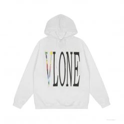 HypeYourBeast Vlone Hoodie White Rainbow