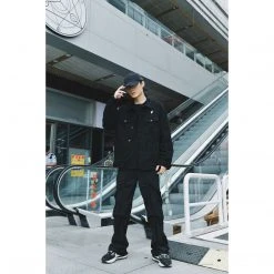 HypeYourBeast Off White Denim Black Jacket - White Hoodies & Jackets