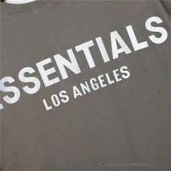 HypeYourBeast FOG Essentials Tee Shirt ‘Los Angeles’ TAUPE T-Shirts
