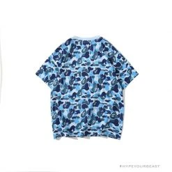 Hypeyourbeast BAPE Ape Head Star Camouflage Shading Tee Shirt 'BLUE'