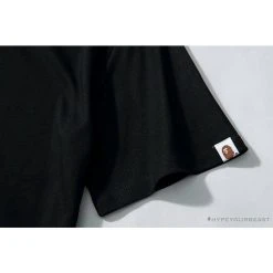 Hypeyourbeast Clothes BAPE Luminous Spots Camouflage Great Ape Man Black Head Cotton Short Sleeve Tee Shirt 'BLACK'