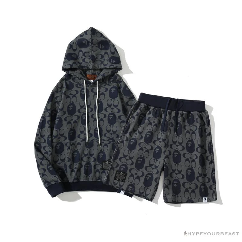Hypeyourbeast BAPE X COACH Co-Branded Dark-Blue Shorts Clothes 19 Hypeyourbeast BAPE X COACH Co-Branded Dark-Blue Shorts Clothes