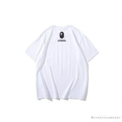 Hypeyourbeast Clothes BAPE Violent Bear Collaboration 28th Anniversary Camouflage Tee Shirt 'WHITE'