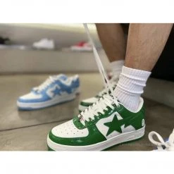 HypeYourBeast BAPE STA Low Top Sneakers Green