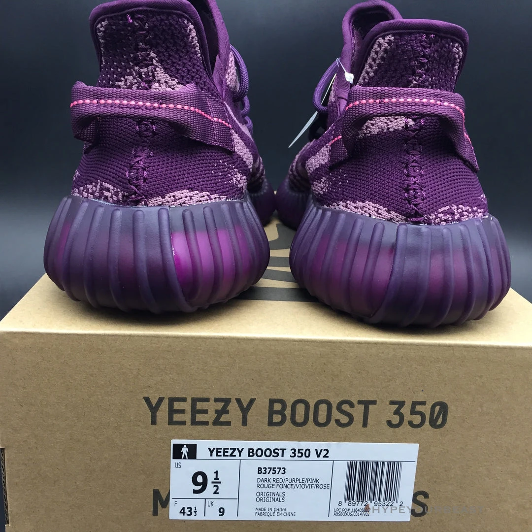Hypeyourbeast Adidas Yeezy Boost 350 V2 Red Night Purple 11 Hypeyourbeast Adidas Yeezy Boost 350 V2 Red Night Purple