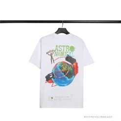 Hypeyourbeast OFF-WHITE Travis Scott Cactus Jack Kakty Comek Tee Shirt 'WHITE'