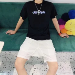 Hypeyourbeast OFF-WHITE Disney Spring X Summer Mickey Arrow Tee Shirt 'BLACK' T-Shirts