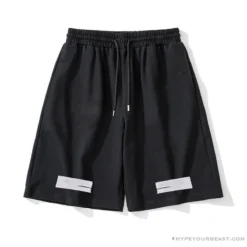 Hypeyourbeast Pants OFF-WHITE Classic Seeing Things Shorts 'BLACK'
