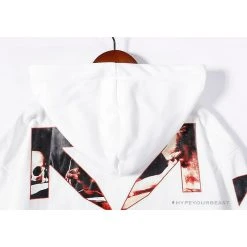 Hypeyourbeast Hoodies & Jackets OFF-WHITE Skull And Writing Hoodie 'WHITE'