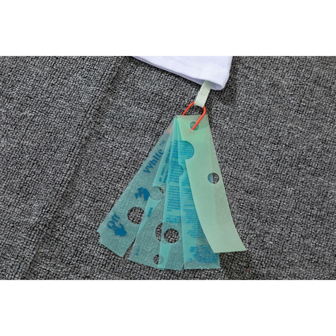 Hypeyourbeast OFF-WHITE Acrylic Hand-Painted Graffiti Pattern Tee Shirt 'WHITE' 9 Hypeyourbeast OFF-WHITE Acrylic Hand-Painted Graffiti Pattern Tee Shirt 'WHITE'