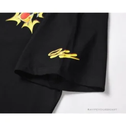 Hypeyourbeast OFF-WHITE Dimensional Arrow Angry Calf Tee Shirt 'BLACK' 26 Hypeyourbeast OFF-WHITE Dimensional Arrow Angry Calf Tee Shirt 'BLACK'