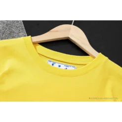 Hypeyourbeast OFF-WHITE Spray Paint Arrow Tee Shirt 'YELLOW' 11 Hypeyourbeast OFF-WHITE Spray Paint Arrow Tee Shirt 'YELLOW'
