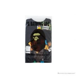 Hypeyourbeast BAPE Baby Milo Color Letter Monkey Tee Shirt 'BLACK'
