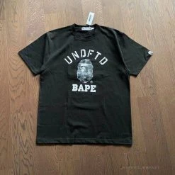 Hypeyourbeast UNDFTD X Bape Tee Shirt Black Clothes