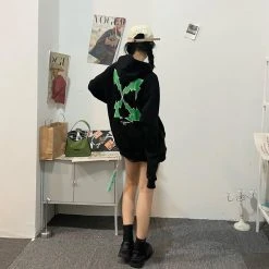 HypeYourBeast Hoodies & Jackets Off-White Green Hoodie - Black