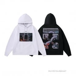 HypeYourBeast Hoodies & Jackets Off White Hoodie Fighter - White