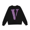 HypeYourBeast Shirts Vlone Purple Friends Shirt - Black