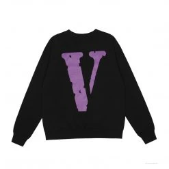 HypeYourBeast Shirts Vlone Purple Friends Shirt - Black