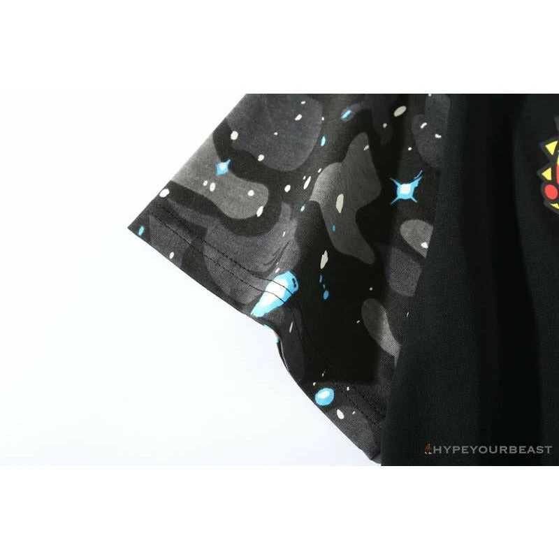 Hypeyourbeast Clothes BAPE Baby Milo Galaxy Astronaut Luminous Tee Shirt 'BLACK' 6 Hypeyourbeast Clothes BAPE Baby Milo Galaxy Astronaut Luminous Tee Shirt 'BLACK'
