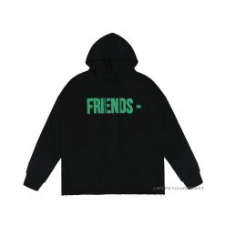 HypeYourBeast Hoodies & Jackets Vlone Green And Black Friends Hoodie