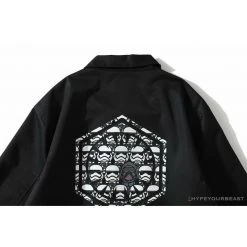 Hypeyourbeast Clothes BAPE X Star Wars Collaboration Windbreaker Jacket 'BLACK'