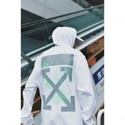 HypeYourBeast Hoodies & Jackets Off White Hoodie Machine White