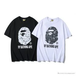 Hypeyourbeast BAPE Starry Sky Camouflage Luminous Great Ape Man Head Tee Shirt 'WHITE' 10 Hypeyourbeast BAPE Starry Sky Camouflage Luminous Great Ape Man Head Tee Shirt 'WHITE'