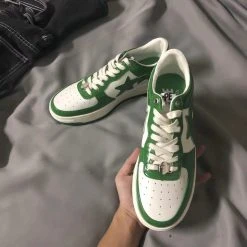 HypeYourBeast BAPE STA Low Top Sneakers Green