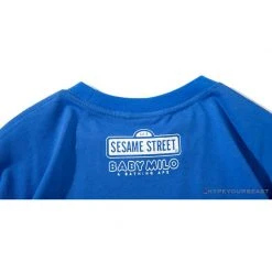 Hypeyourbeast BAPE Baby Milo Sesame Street Carp Streamer Tee Shirt 'BLUE'