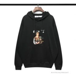 HypeYourBeast Off White Hoodie Black Fruits Hoodies & Jackets