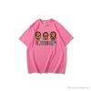 Hypeyourbeast Clothes BAPE Baby Milo Watermelon Little Monkey Tee Shirt 'PINK'