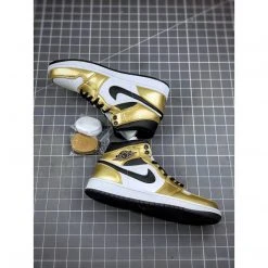 Hypeyourbeast Air Jordan 1 Mid 'Metallic Gold'