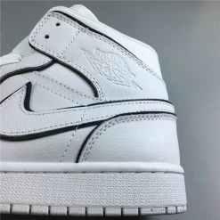Hypeyourbeast Air Jordan 1 Mid Iridescent Reflective White