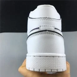 Hypeyourbeast Air Jordan 1 Mid Iridescent Reflective White