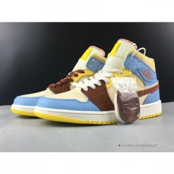 Hypeyourbeast Air Jordan 1 Mid SE Fearless Maison Chateau Rouge