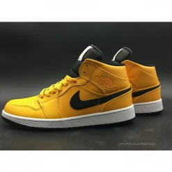 Hypeyourbeast Air Jordan 1 Mid Taxi Yellow