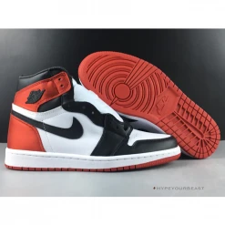 Hypeyourbeast Air Jordan 1 Retro High WMNS 'Satin Black Toe'