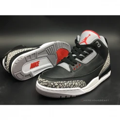 Hypeyourbeast Air Jordan 3 Retro High OG 'Black Cement'