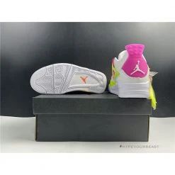 Hypeyourbeast Air Jordan 4 Retro White Lemon Pink