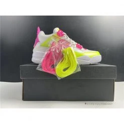 Hypeyourbeast Air Jordan 4 Retro White Lemon Pink