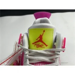 Hypeyourbeast Air Jordan 4 Retro White Lemon Pink