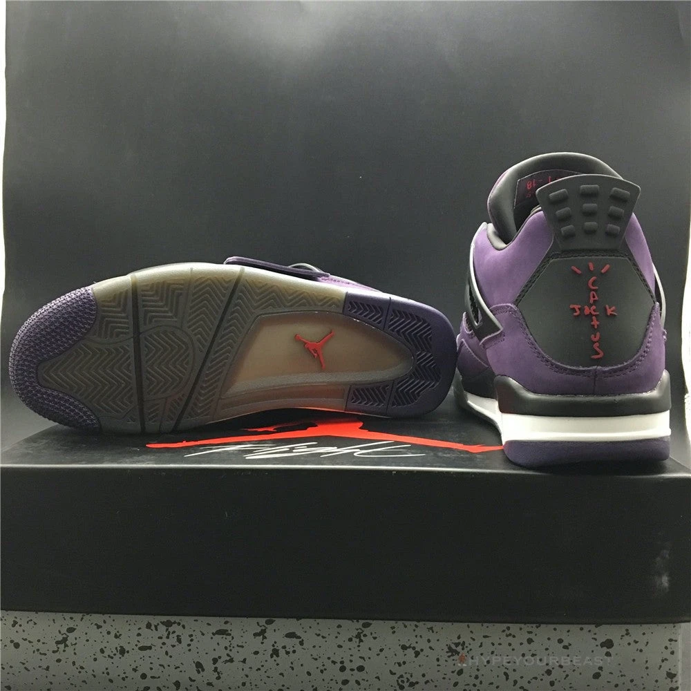Hypeyourbeast Air Jordan 4 Retro Travis Scott Purple 7 Hypeyourbeast Air Jordan 4 Retro Travis Scott Purple