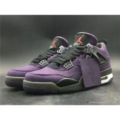 Hypeyourbeast Air Jordan 4 Retro Travis Scott Purple