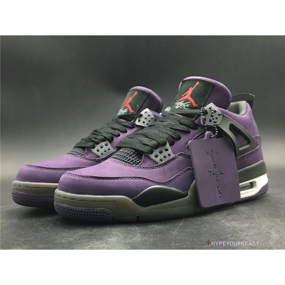 Hypeyourbeast Air Jordan 4 Retro Travis Scott Purple 1 Hypeyourbeast Air Jordan 4 Retro Travis Scott Purple